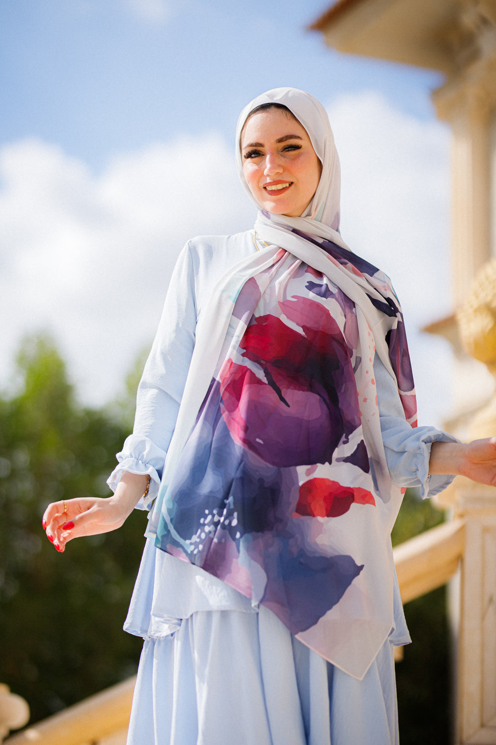 Whimsical Waves Hijab