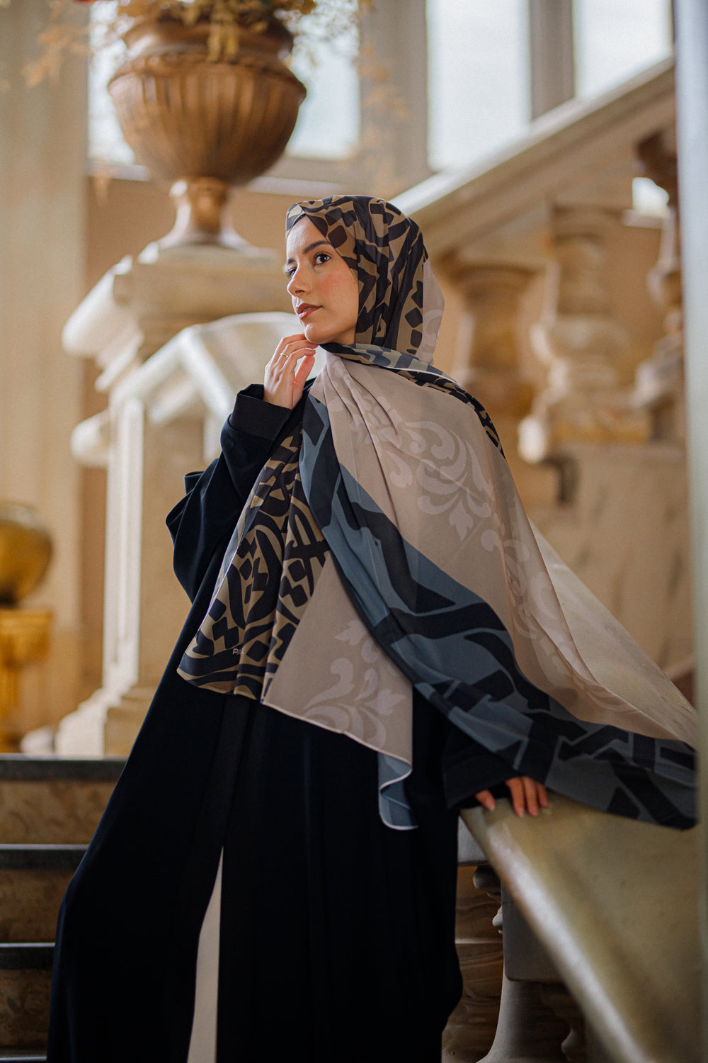 Regal Whispers Chiffon Scarf