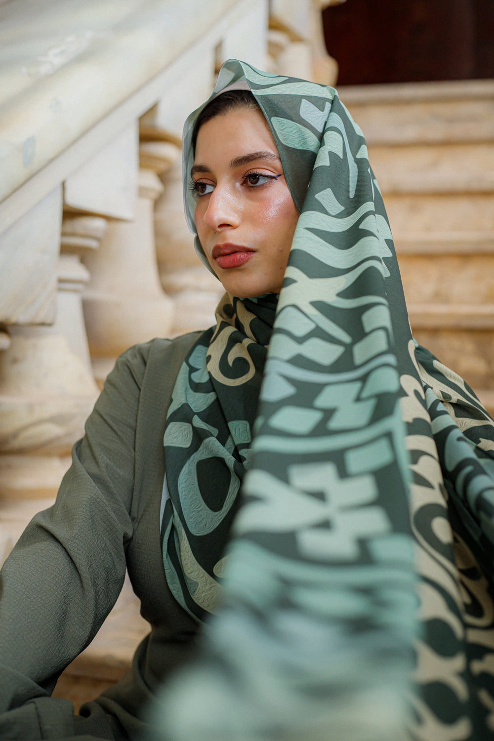 Royal Elegance Chiffon Scarf