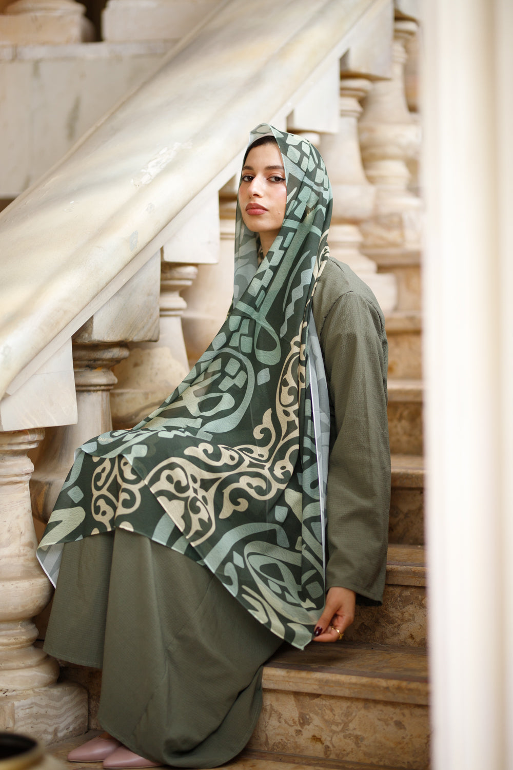 Royal Elegance Chiffon Scarf