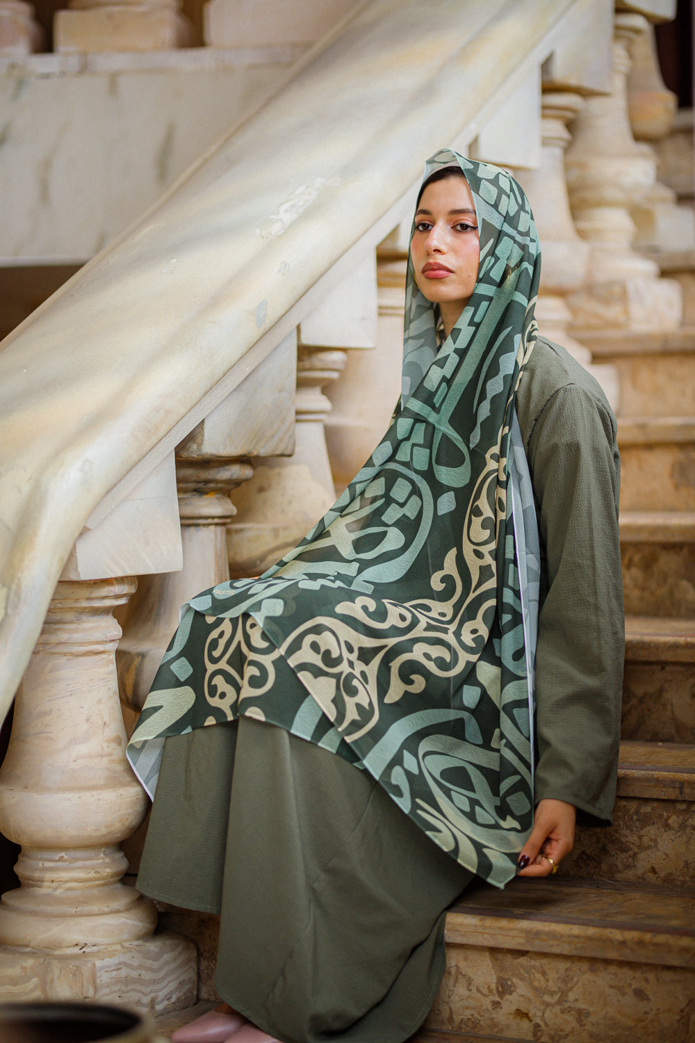 Royal Elegance Chiffon Scarf