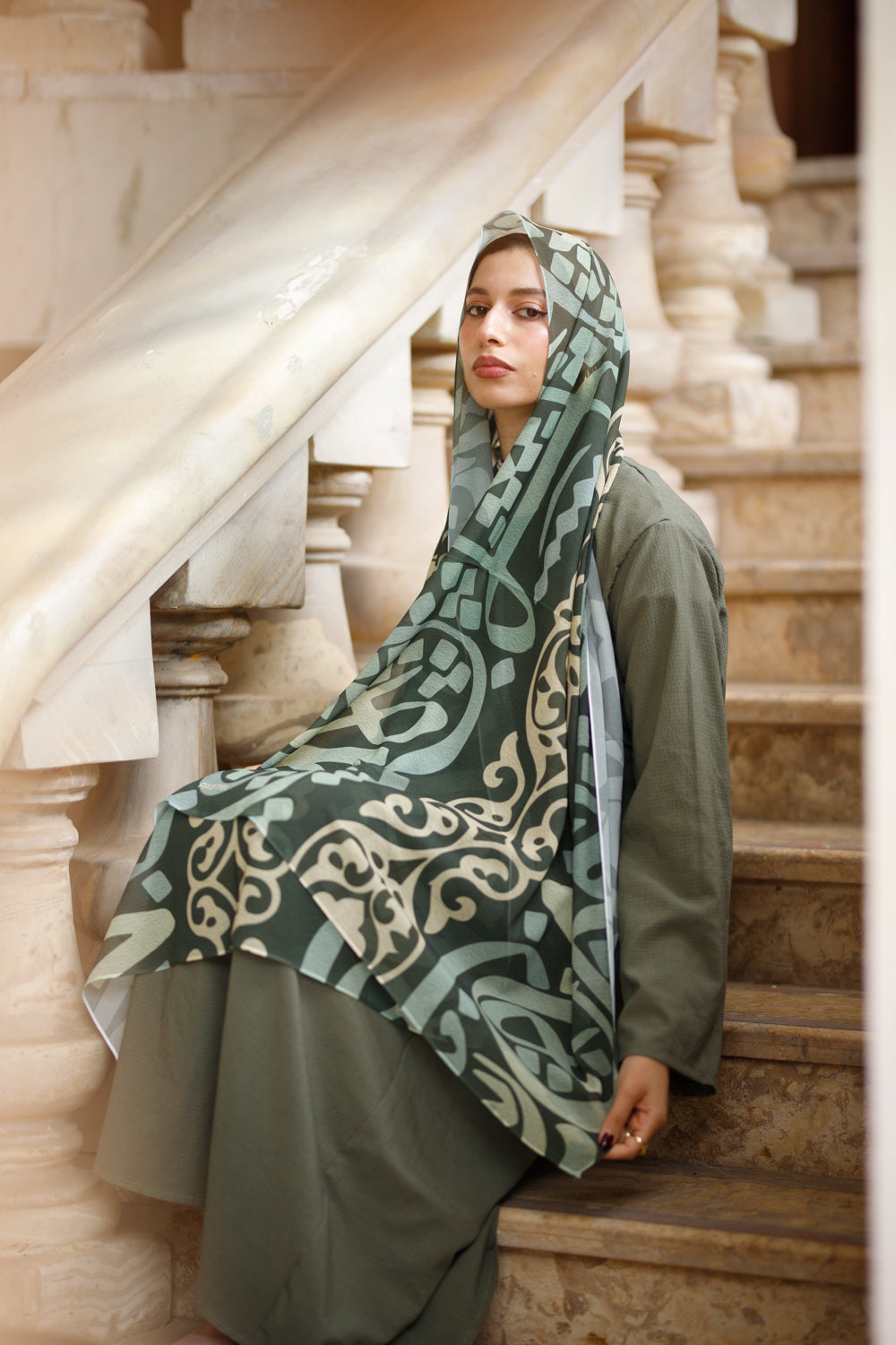 Royal Elegance Chiffon Scarf